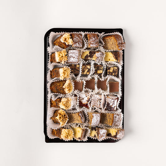 Assorted cake selection for catering in Leeds